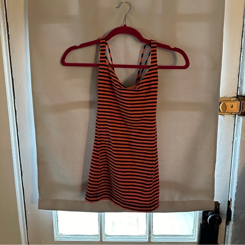 Lululemon Free to Be Tank Sea Stripe Light Flare Inkwell size 4‎ - Picture 3 of 7